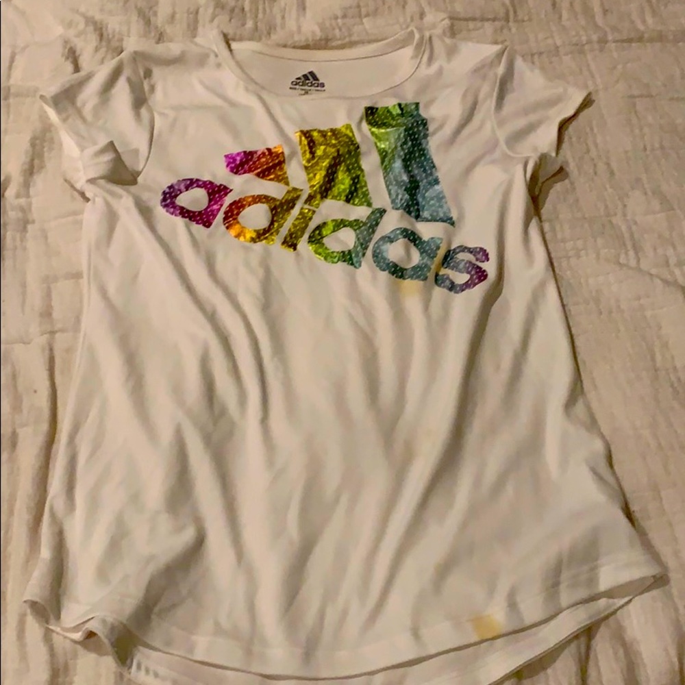 Girls adidas workout top